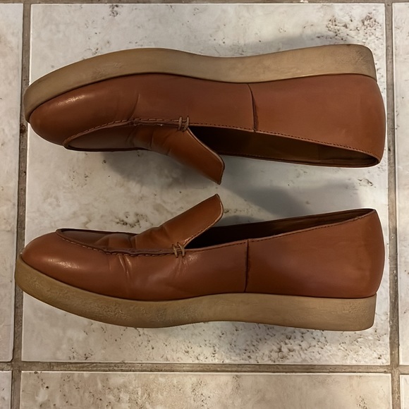 & Other Stories caramel color leather loafers with rubber sole - Picture 5 of 7
